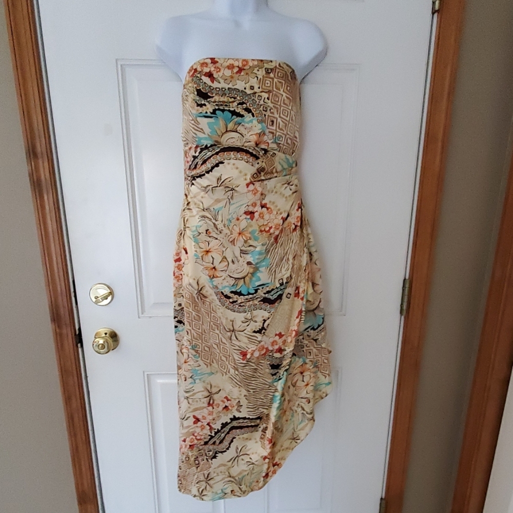 Kay Unger boutique strapless dress